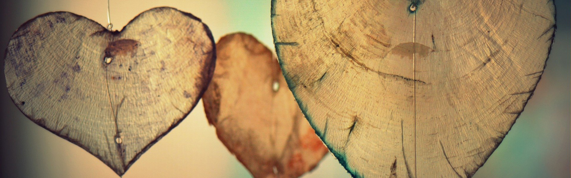 foto houten hartjes